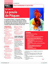 Pas à pas (8) / La poule de Pâques