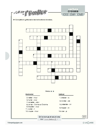 Passé composé / Verbes croisés