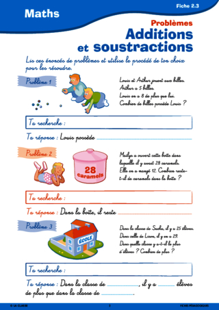 Passerelle Ce1 Ce2 Problemes Fichespedagogiques Com