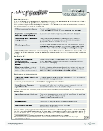 Pavages africains / Pélican