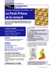 Pavages "fantastique et merveilleux" (3) / Le Petit Prince et le renard