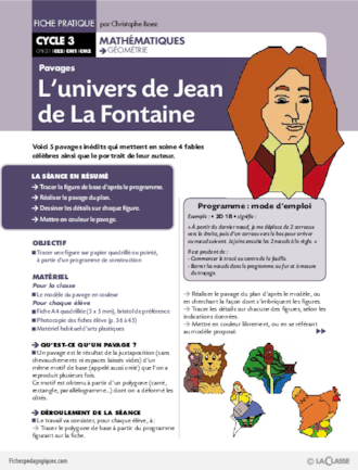 Pavages / L'univers de Jean de La Fontaine