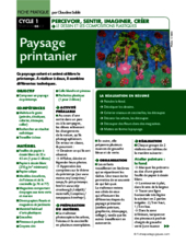 Paysage printanier