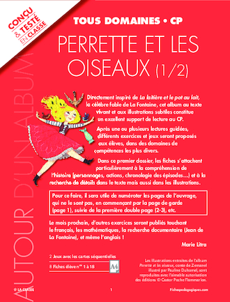 Perrette et les oiseaux 1/2