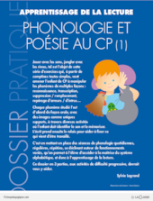 Phonologie et poésie au CP (1)