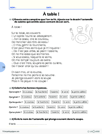 Phonologie et poésie au CP (3)