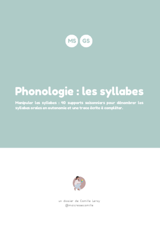 Phonologie : les syllabes