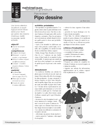 Pipo le clown (2) / Pipo dessine