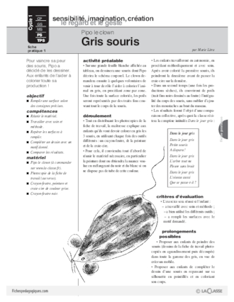 Pipo le clown (8) / Gris souris