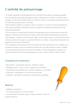 Poinçonnage de Noël