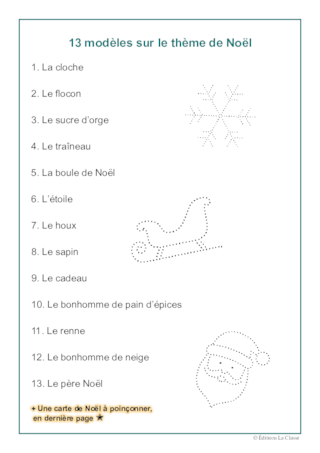 Poinçonnage de Noël