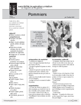 Pommiers (composition plastique)