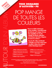 Pop mange de toutes les couleurs