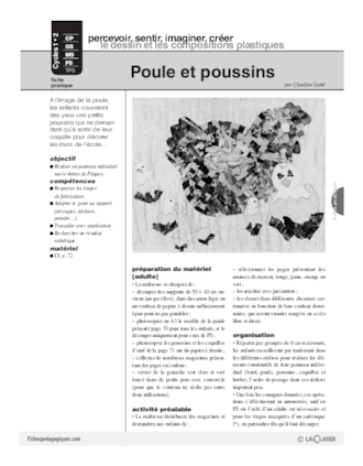 Poule et poussins