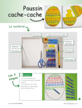 Poussin cache-cache