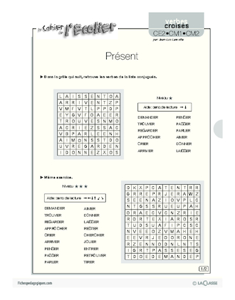 Présent (1) / Verbes croisés