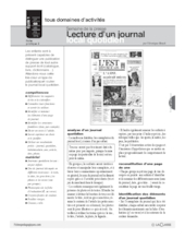 Presse (2) / Lecture d'un journal local quotidien