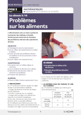 Problèmes sur les aliments