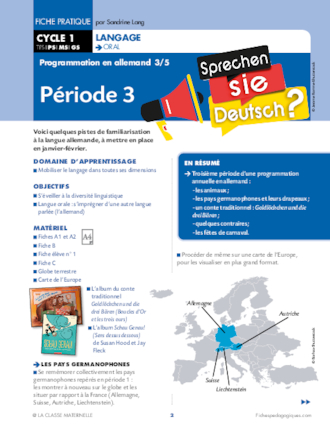 Programmation en allemand - Période 3