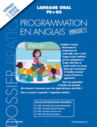 Programmation en anglais - Période 1