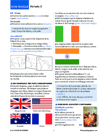 Programmation en anglais - Période 3