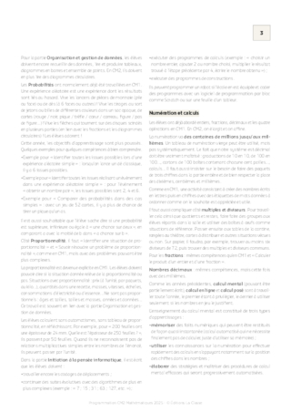 Programmations CM2 2025-2026 - Mathémathiques & Français