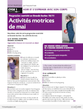 Progression motricité en GS (10) / Activités motrices de mai