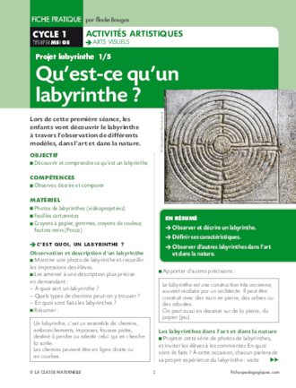 Projet labyrinthe