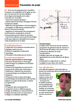 Projet technologique en classe : le vent