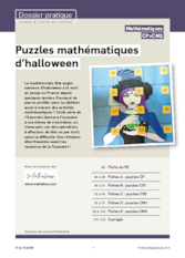 Puzzles mathématiques d'Halloween