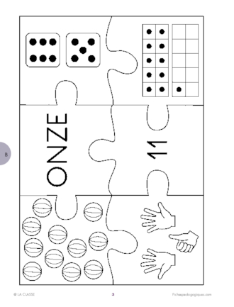 Puzzles numériques de 10 à 20