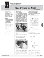 Quadrillage de Noël