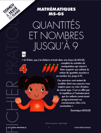 Quantités et nombres jusqu'à 9