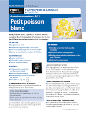 Quatre semaines en couleurs (8) Petit poisson blanc