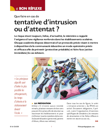 Que faire en cas d'attentat ?