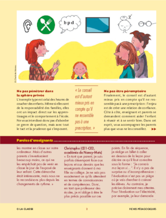 Quels conseils donner aux parents ?