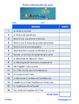 Rallye audio « Les odyssées »