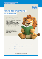 Rallye documentaire :  les animaux