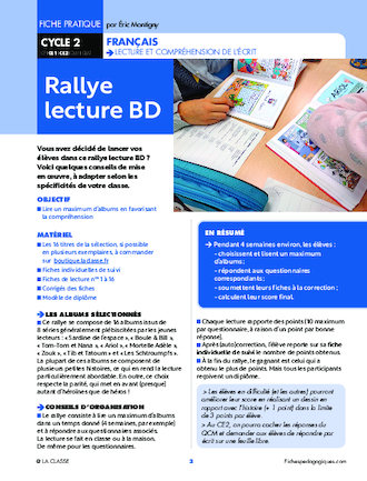 Rallye lecture BD CE1-CE2