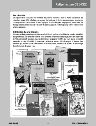 Rallye lecture CE1 CE2 2011