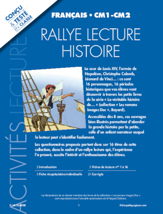 Rallye lecture histoire