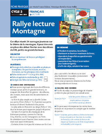 Rallye Lecture - La montagne