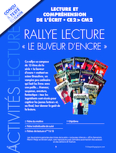 Rallye lecture  « Le buveur d'encre » (CE2-CM1-CM2)