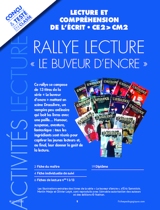 Rallye lecture  « Le buveur d'encre » (CE2-CM1-CM2)