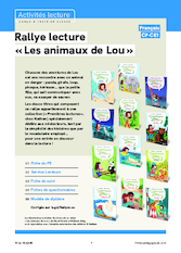 Rallye lecture « Les animaux de Lou »