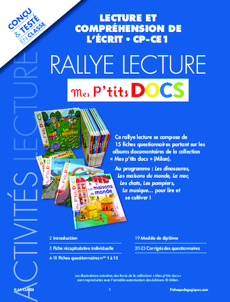 Rallye lecture Mes p'tits docs