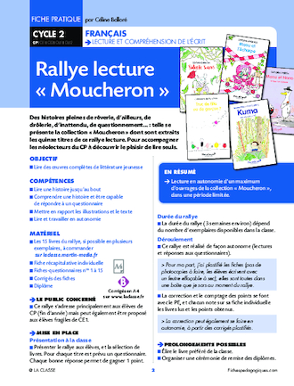 Rallye lecture « Moucheron »