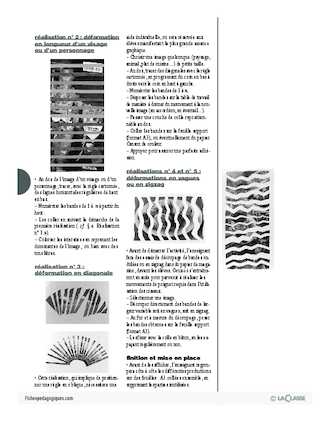 Réalisation en papier (1) / Déformations d'images