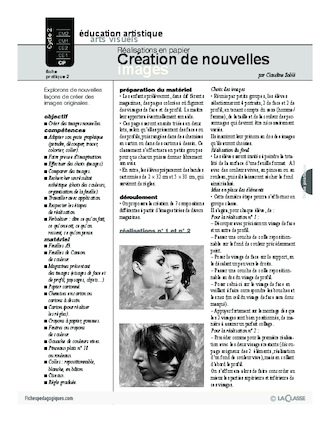 Réalisation en papier (2) / Création de nouvelles images