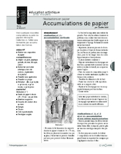 Réalisations en papier (5) /  Accumulations de papier